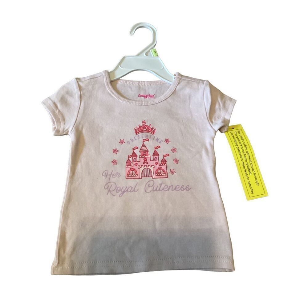 Nwt Bmagical Girls T Shirt 18-24M Royal Cuteness Princess Baby Girl Toddler Clot